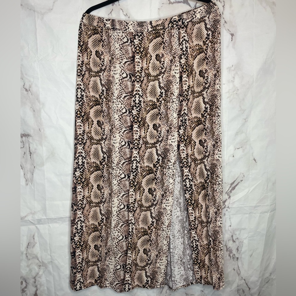 Snake skin skirt